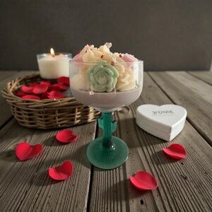 Handmade 22oz cactus blackberry margarita candle